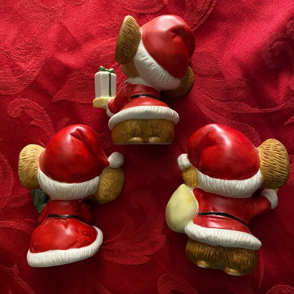 Christmas Mice, three collectable, HOMCO made in Taiwan. - Picture 2 of 4